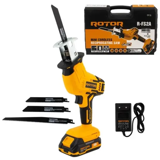 [Cod 21122] Mini fierăstrău tip sabie R-FS2A 20V/2Ah