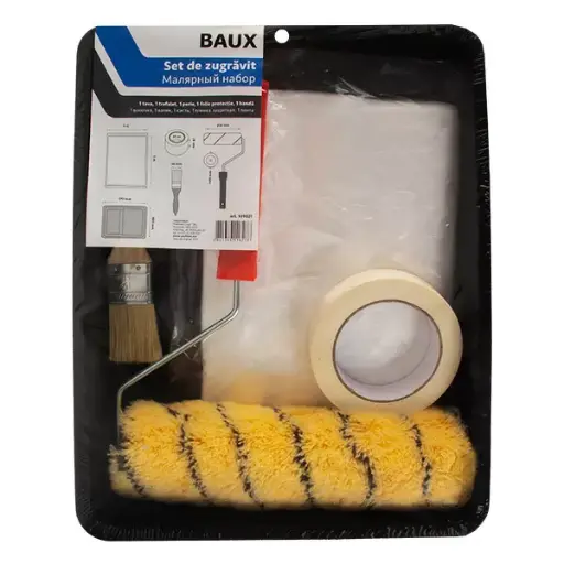[Cod 939021] Set de zugrăvit, tava, rola 250mm, perie 38mm, s.a.