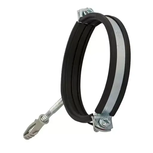 120026 Colier de otel 159-166, 6" cu garnitura din cauciuc, M 10