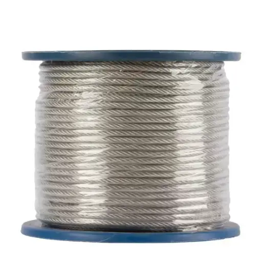 [Cod 522004] Cablu din otel 8,0mm cu membr.PVC