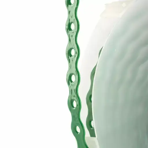 408203 Banda_12х0,7mm x 3m_TM11/3 ZI perforata in rulou, verde