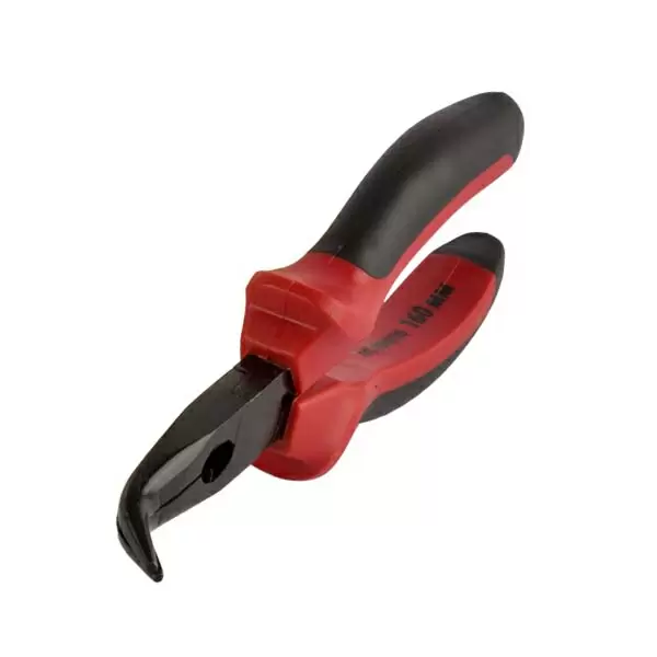 Cleste cu varf indoit 160mm, maner cauciucat Profmet