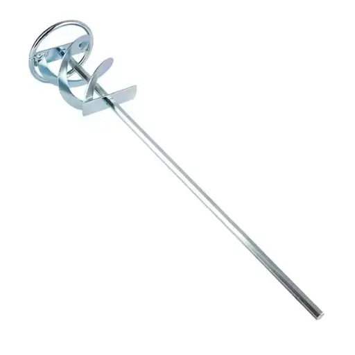 Paleta mixer 80x600mm, pentru amestecuri lichide si fluide, coada SDS-plus, otel, plata 