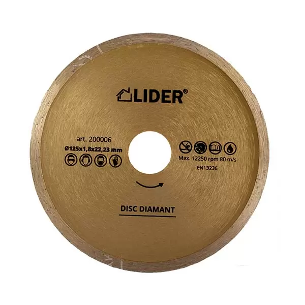 [Cod 72631] Disc diamantat continuu 180x2,2x22,23mm LIDER