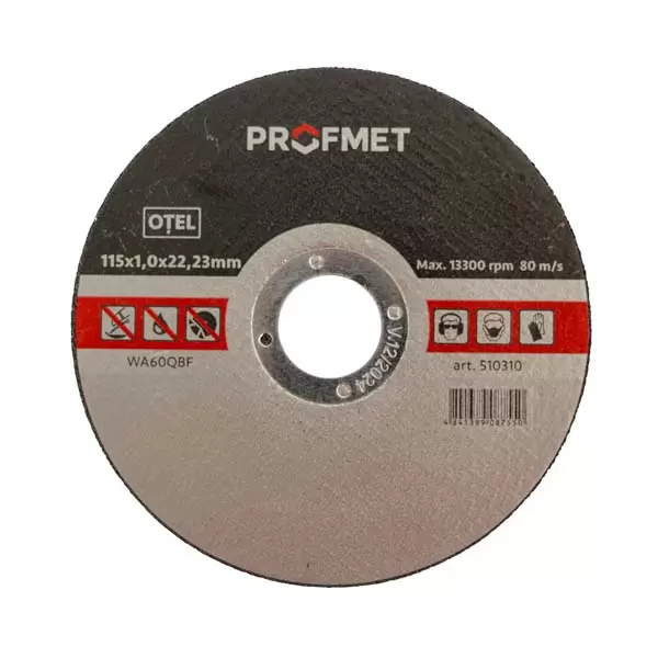 [510320 Profmet] Disc 125x1,0x22,2mm p/u taiat otel