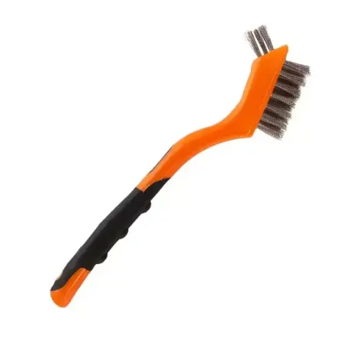 [Cod 384021] Perie de sarma din otel in 3 rinduri cu maner bicomponent