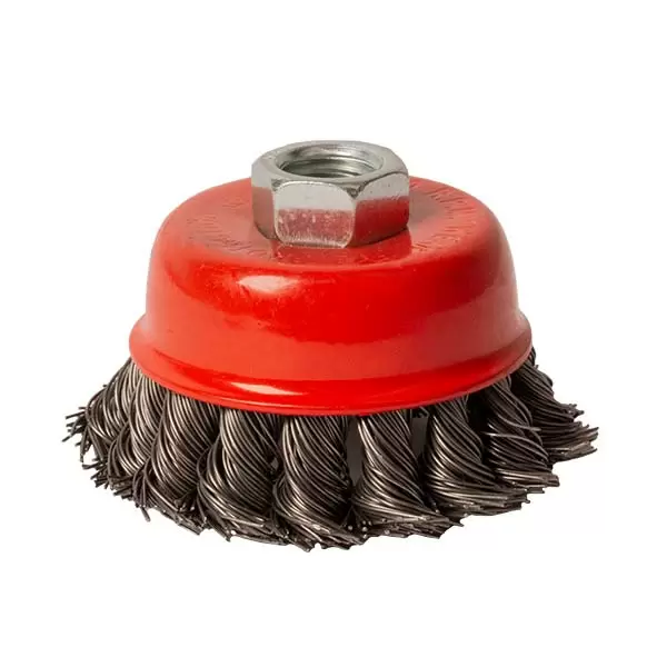 [Cod 384166] Perie cupa 100mm cu fir rasucit M14