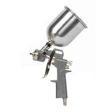 Pistol de vopsit pneumatic MP, aliment. fluid 160-240ml/min, cupa din metal de sus 600ml 