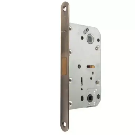 Broasca ingropata, inchizatoare magnet cu fixare, 132х76х14mm, backset 50mm, interax 96mm, nichelata Profmet