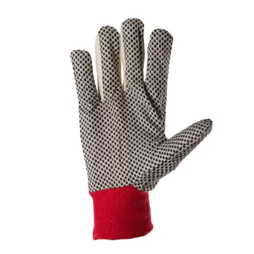 [Cod 24470] Manusi din bumbac cu puncte PVC "Universal" 10" (L)