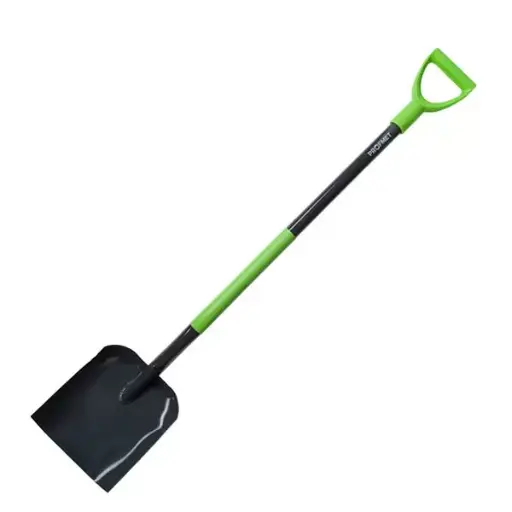 389402 Lopata patrata 1 230mm pentru nisip cu maner din metal in forma de D Profmet
