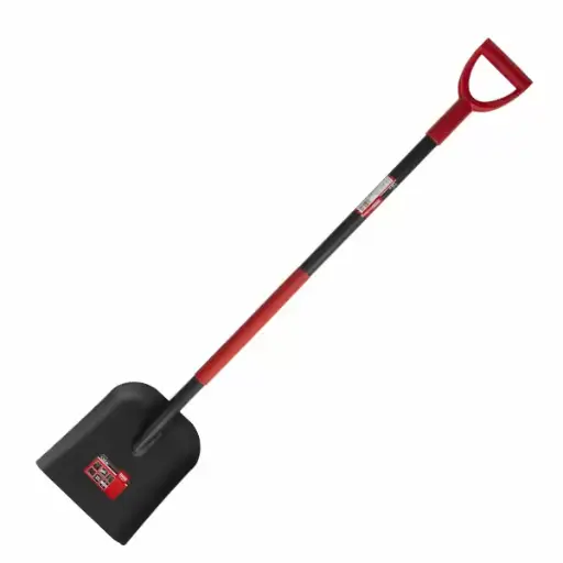 [Cod 389290] Lopata patrata 1 230mm pentru nisip cu maner din metal