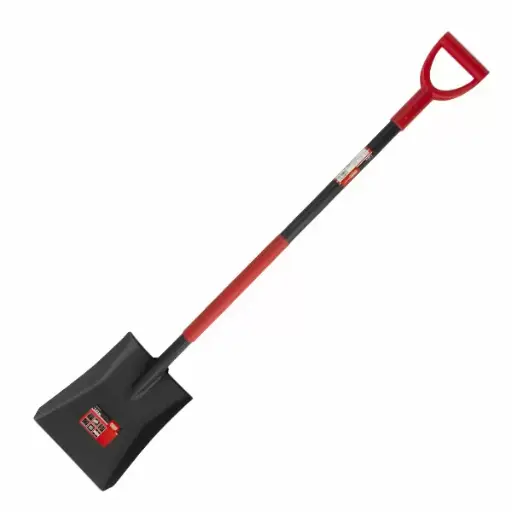 389260 Lopata patrata 1 230mm pentru carbune cu maner din metal in forma de D Modeco Expert MN-79-403